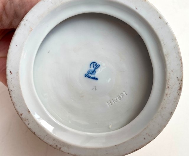 Dresden　ドレスデン　フラワーポット陶器 Antique dresden vase - Etsy 日本