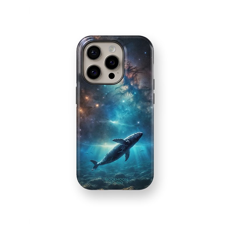 Starry Sky Whale Series iPhone 15/14 MagSafe Magnetic Anti-fall Phone Case - No. 04 - เคส/ซองมือถือ - พลาสติก หลากหลายสี