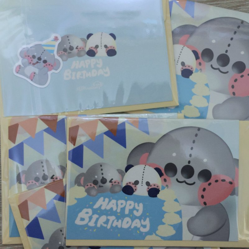 Vipstorey Koala | Birthday Card - Cards & Postcards - Paper Blue