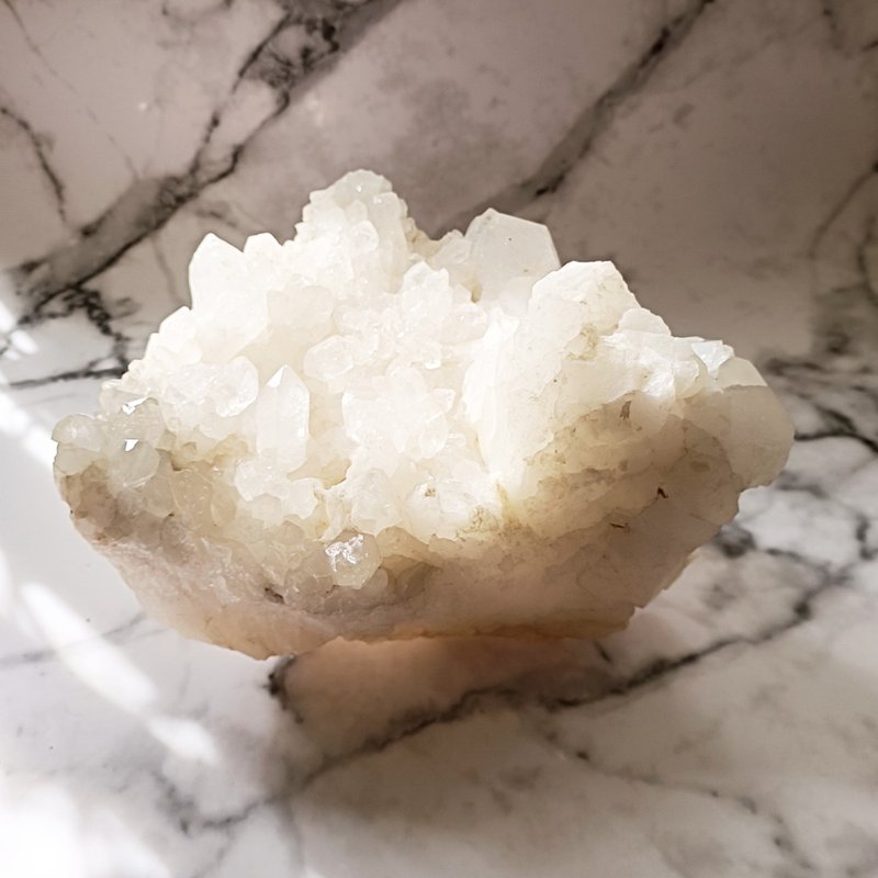 AC24 white crystal cluster - ของวางตกแต่ง - คริสตัล 