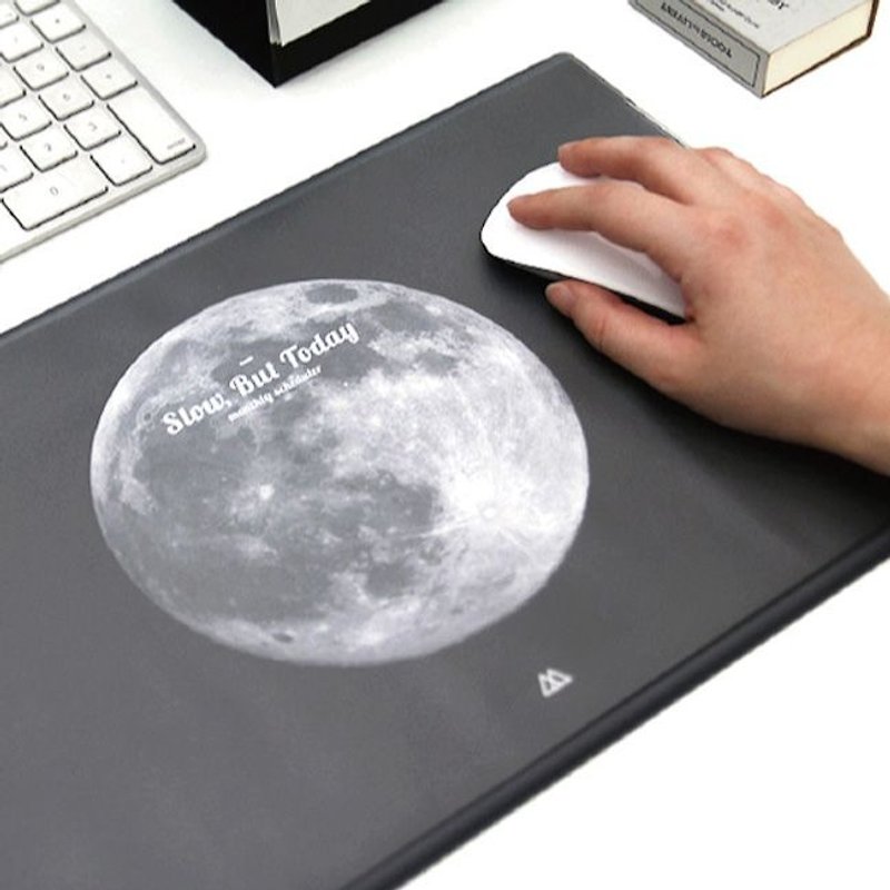 Second-Mansion-But today Office Table Pad (With Monthly Plan) - 01 Moon, PLD65652 - อื่นๆ - พลาสติก สีดำ
