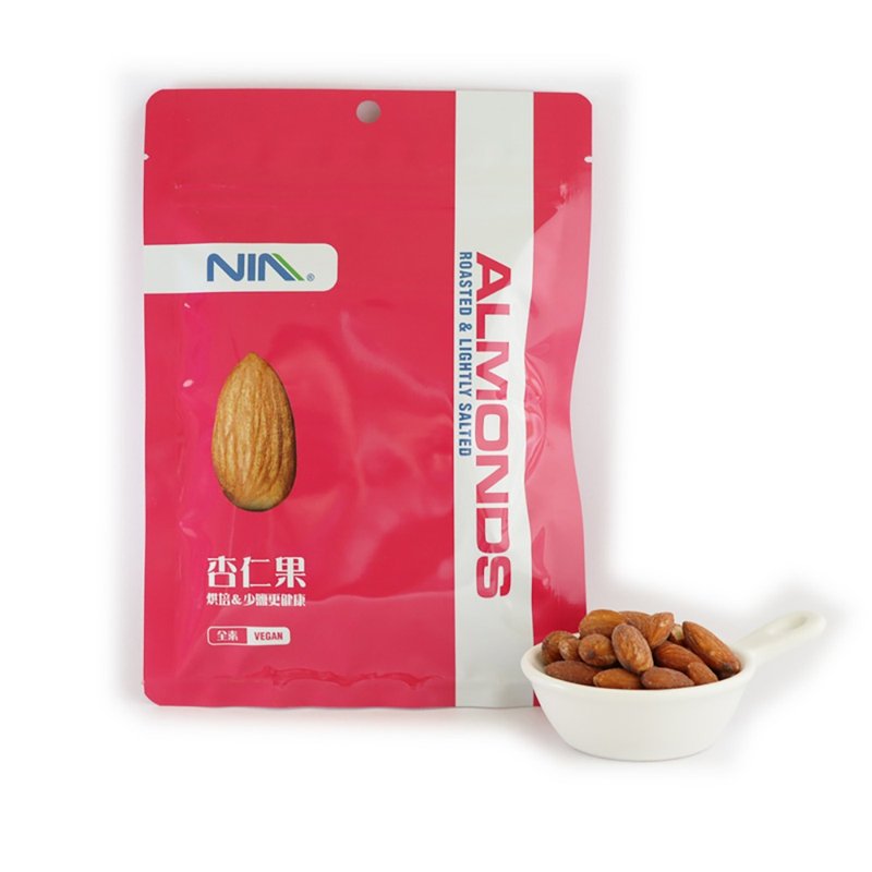 Nia Almond_Thin Salt Flavor 100g - ขนมคบเคี้ยว - อาหารสด 