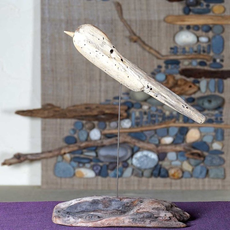 羽ばたけ世界へ　 流木鳥、木製鳥、飾り鳥、かわいい鳥、鳥オブジェ、鳥グッズ、　Msaiz　１４８ - 擺飾/家飾品 - 木頭 