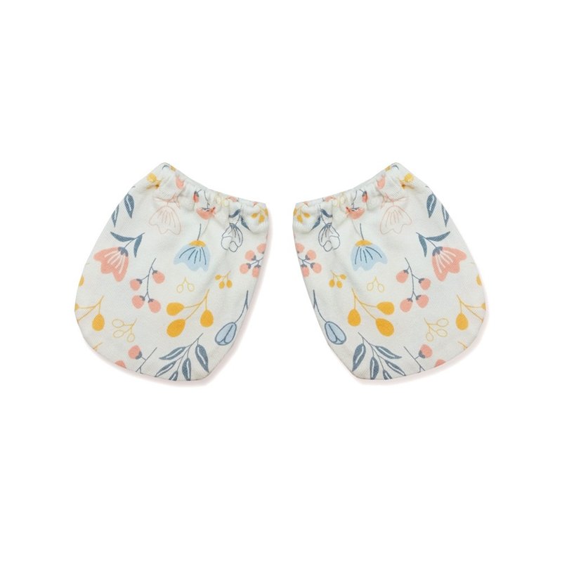 【Deux Filles有機棉】新生兒/嬰兒手套-花卉 - 其他 - 棉．麻 