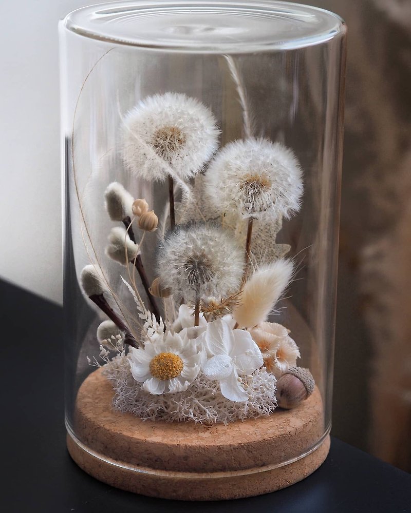 Garden Wildflowers Dance of the Moonlight Night Without Withering Dandelion Dandelion Dry Flower Dry Flower Cup - Dried Flowers & Bouquets - Plants & Flowers Silver