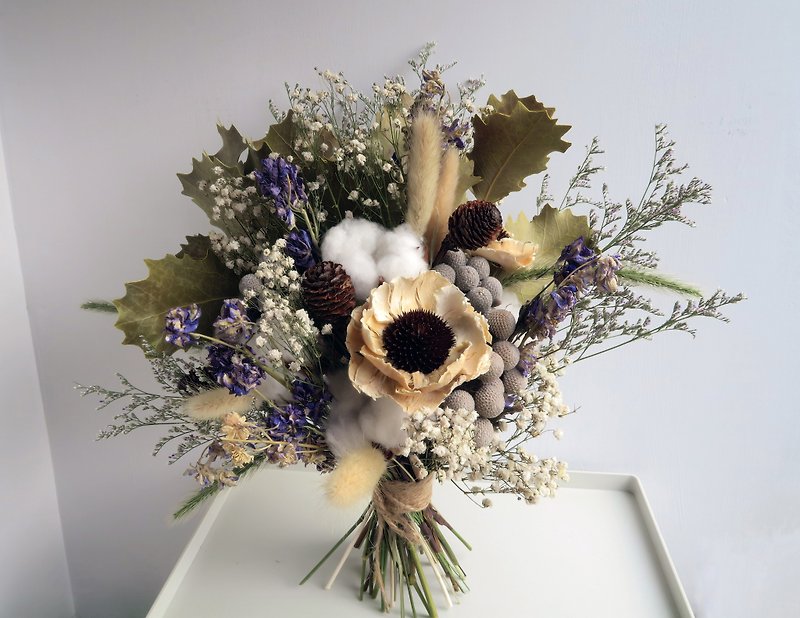 Diffuse dry flowers American bouquets dry bouquets bridal bouquets - Dried Flowers & Bouquets - Plants & Flowers Multicolor
