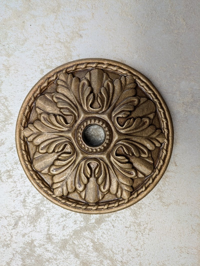 water spout rosette cast stone - 壁貼/牆壁裝飾 - 其他材質 