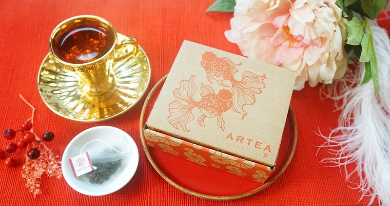 ARTEA Taiwan tea small gift box X 30boxs - ชา - กระดาษ สีแดง