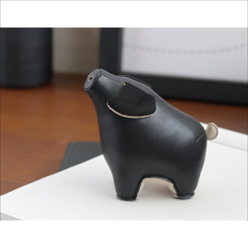 Zuny 【紙鎮】豬 Pig Diya 皮革動物擺飾 | 入厝禮物