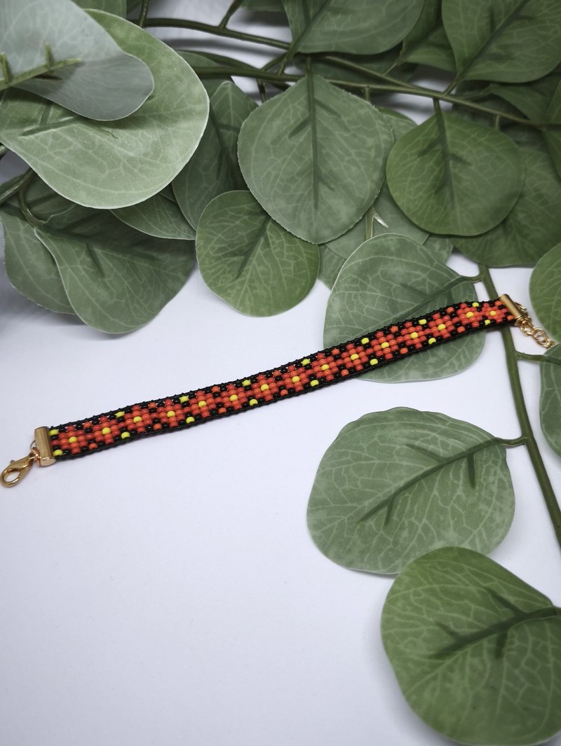 Beaded boho bracelet - 手鍊/手環 - 玻璃 多色
