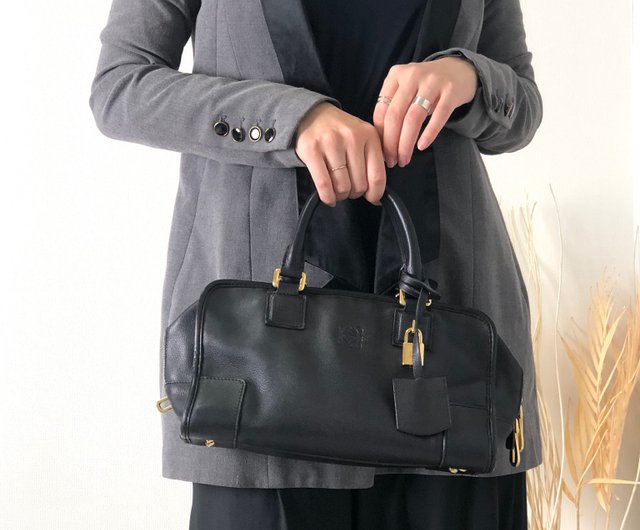 日本直送 名牌中古包 】LOEWE ロエベ アマソナ28 パドロック レザー ...