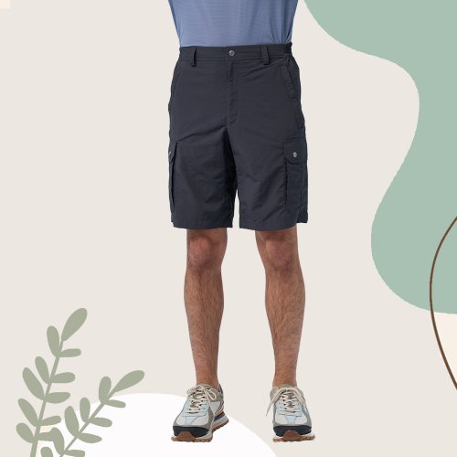 Wildland荒野戶外 【Wildland 荒野】透氣抗UV貼袋短褲 男 W1392-96 深鐵灰