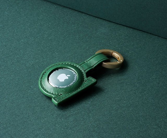 Alto AirTag Leather Ring/Key Ring - Forest Green - Shop alto Other - Pinkoi