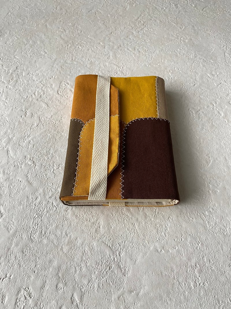 Canvas book cover book size, yellow color - Book Covers - Cotton & Hemp Yellow