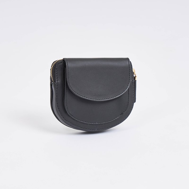 LOAFIE wallet/ card holder in Classic black - กระเป๋าสตางค์ - หนังแท้ สีดำ
