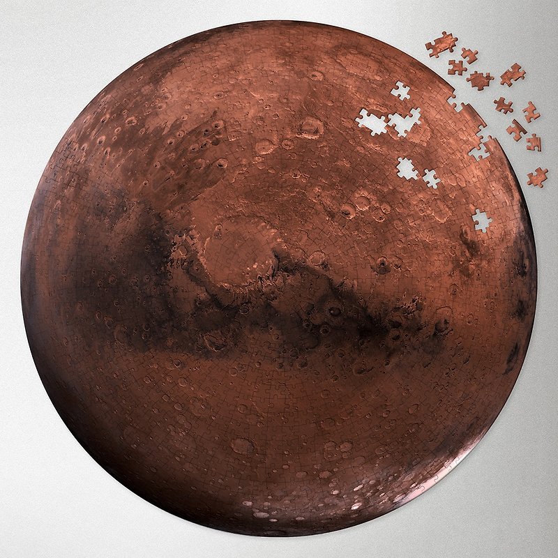 紙 拼圖 多色 - NASA x Anicorn AR互動觸感高清火星拼圖 The Mars Puzzle