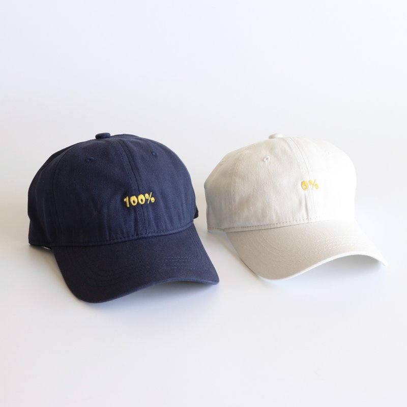 percent baseball cap - หมวก - ผ้าฝ้าย/ผ้าลินิน หลากหลายสี