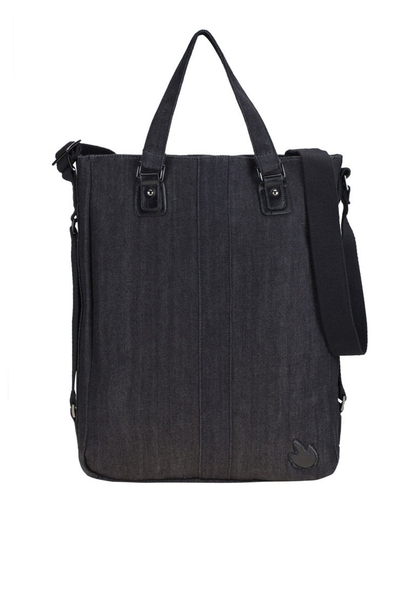 denim bag with handle and shoulder strap Suitable for documents - Briefcases & Doctor Bags - Other Materials Black