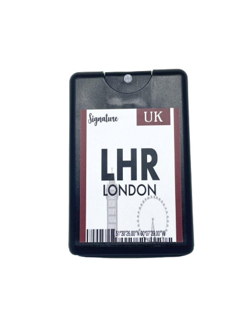 Perfume Hand Sanitizer Spray (City edition) - London - Hand Soaps & Sanitzers - Plastic Transparent