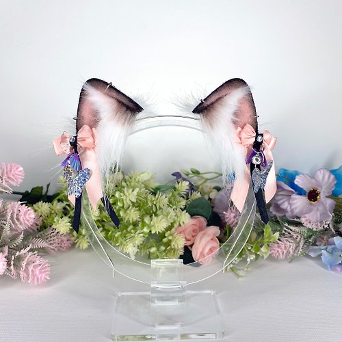NekoTyan Mini pink cat ears headband