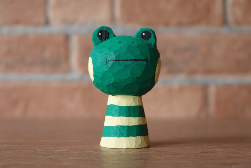 Frog - Stuffed Dolls & Figurines - Wood Green