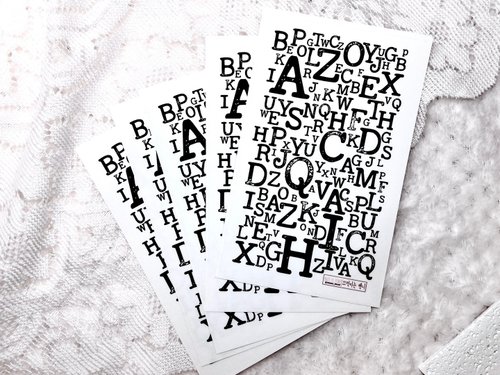 新型DIECOCK公式横文字ステッカーシルバー - webshop shine[輝音]