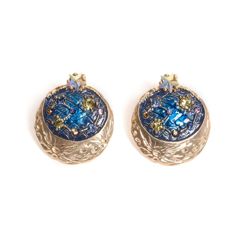 Luna earrings The Luna PA567 - Earrings & Clip-ons - Other Metals Blue