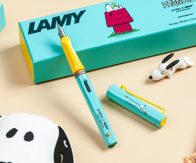 爆買い！ 刻印不可*【Pinkoi ランニング サファリ 万年筆 SNOOPY】LAMY x 筆記具