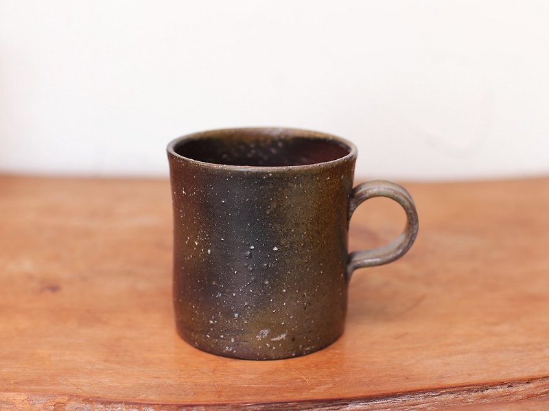 Bizen-yaki coffee cup c10-010 - Mugs - Pottery Brown
