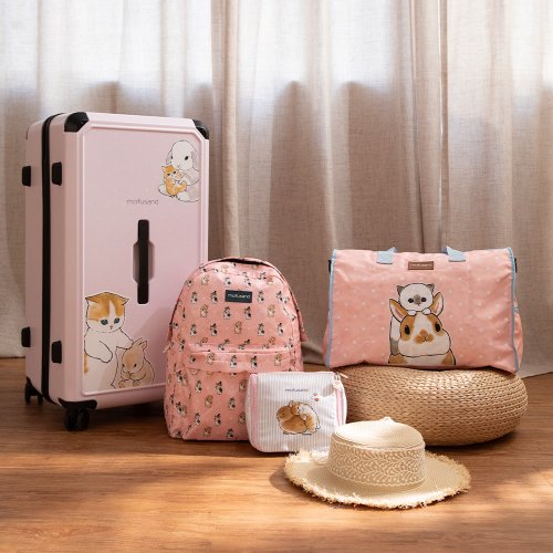 mofusand 旅行バッグ mofusand もふもふジャーニー 折りたたみできるボストンバッグ