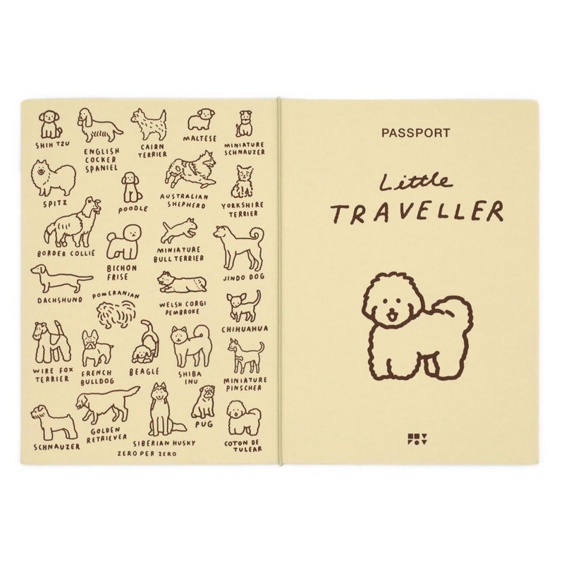 Passport Cover Puffy Dog - Passport Holders & Cases - Paper 