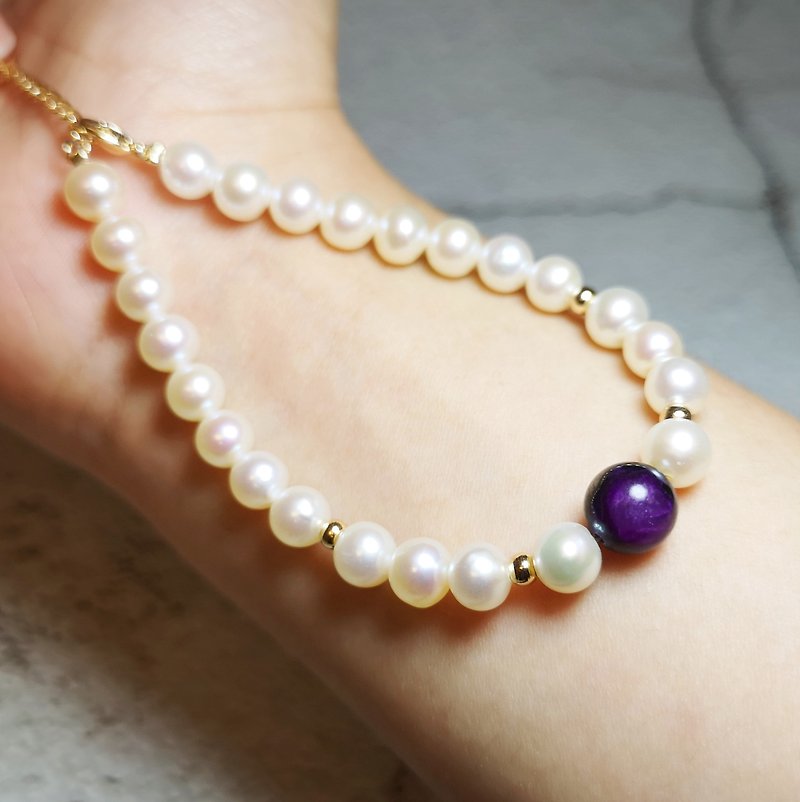 Pearl bracelet - สร้อยข้อมือ - ไข่มุก ขาว