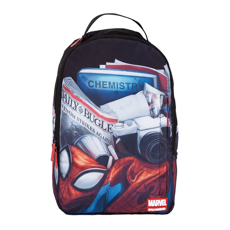 [SPRAYGROUND] DLX MARVEL Joint Series Day In The Life Of Pete Peter Parker's Daily Trends Backpack - Backpacks - Other Materials Black