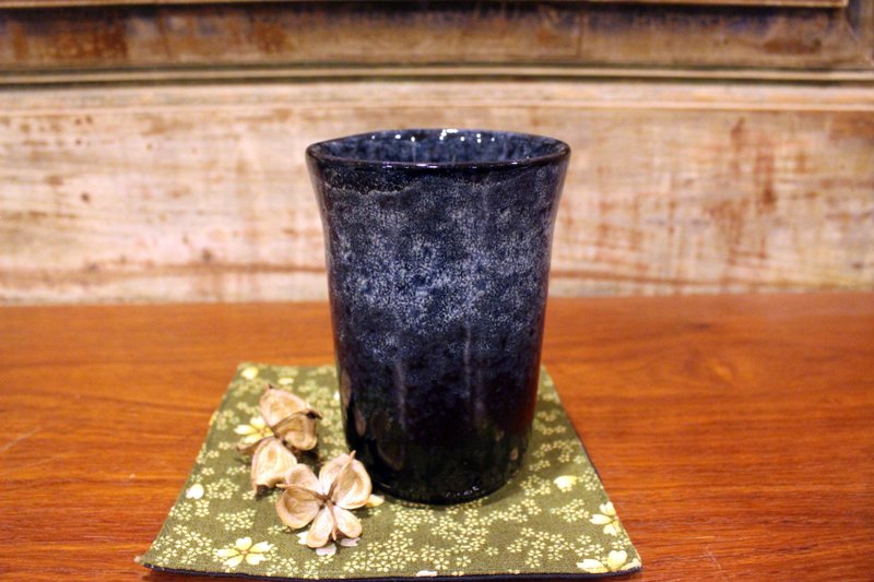 亮光黑釉 | 藍夜星空杯杯 - 其他杯子 - 陶 黑色