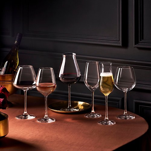 LUCARISDESIREファイブスワールシリーズ赤ワイングラス白ワイングラス鉛フリークリスタルワイングラス