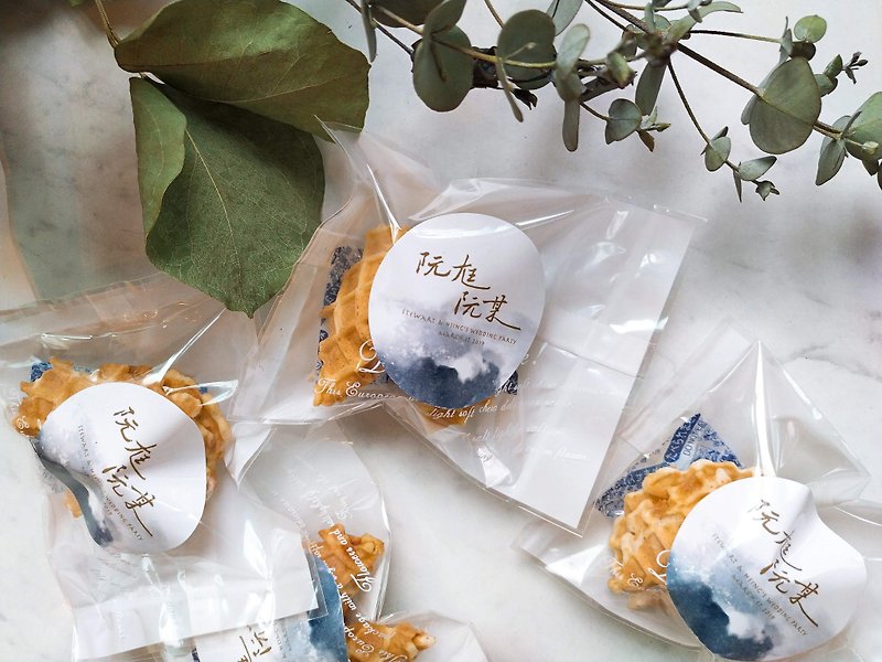 [Huayang Pengpai] Fortune Lucky Cookies for Guest Products-Wedding Small Items/Commercial Activities (50 pieces) - Handmade Cookies - Fresh Ingredients 
