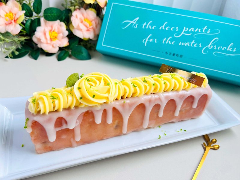 French traveler. Honey Love Lemon Pound Cake (390g/box) - เค้กและของหวาน - วัสดุอื่นๆ สีเหลือง