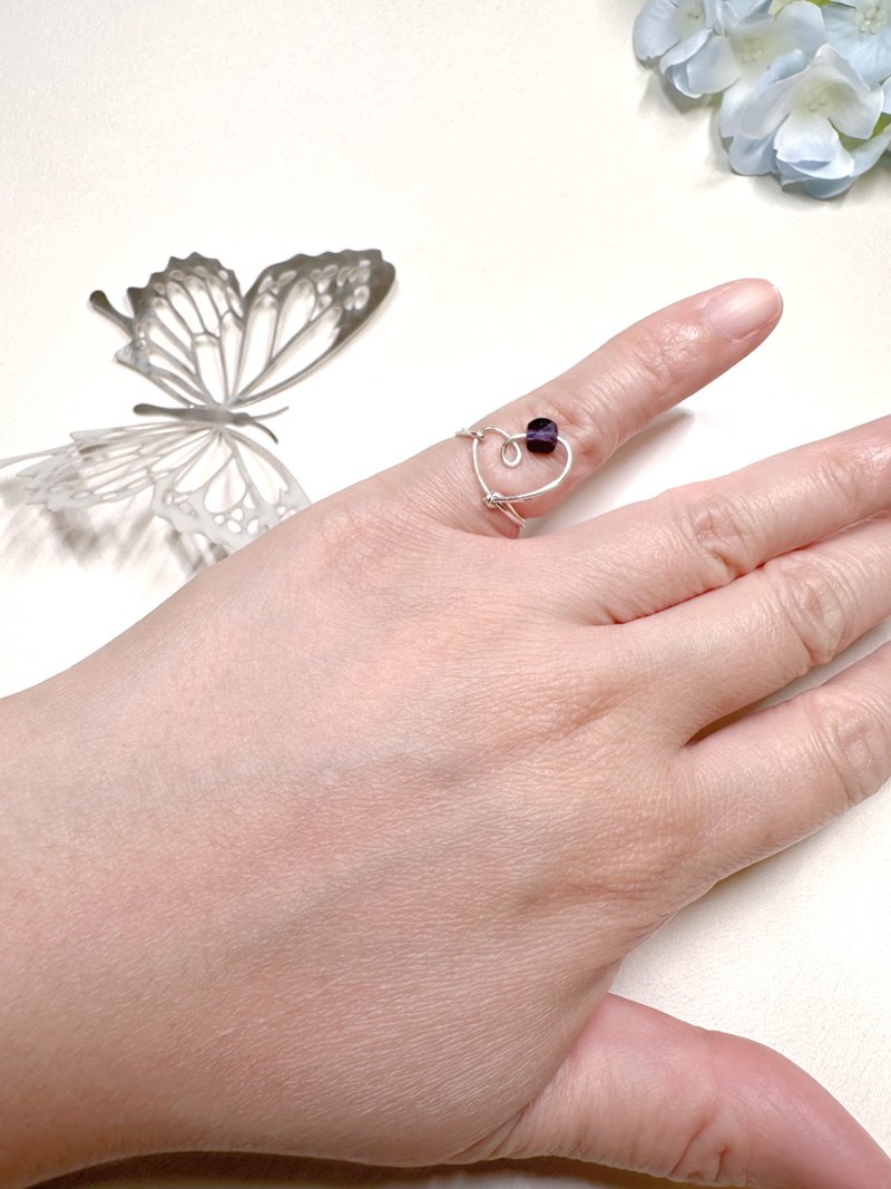 紫水晶 Amethyst 戒指 - 戒指 - 水晶 