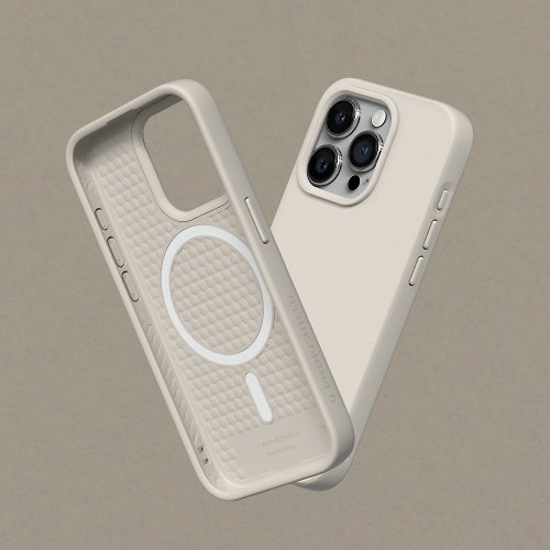 犀牛盾RHINOSHIELD SolidSuit(MagSafe兼容)超強磁吸手機殼/貝殼灰-for iPhone 系列