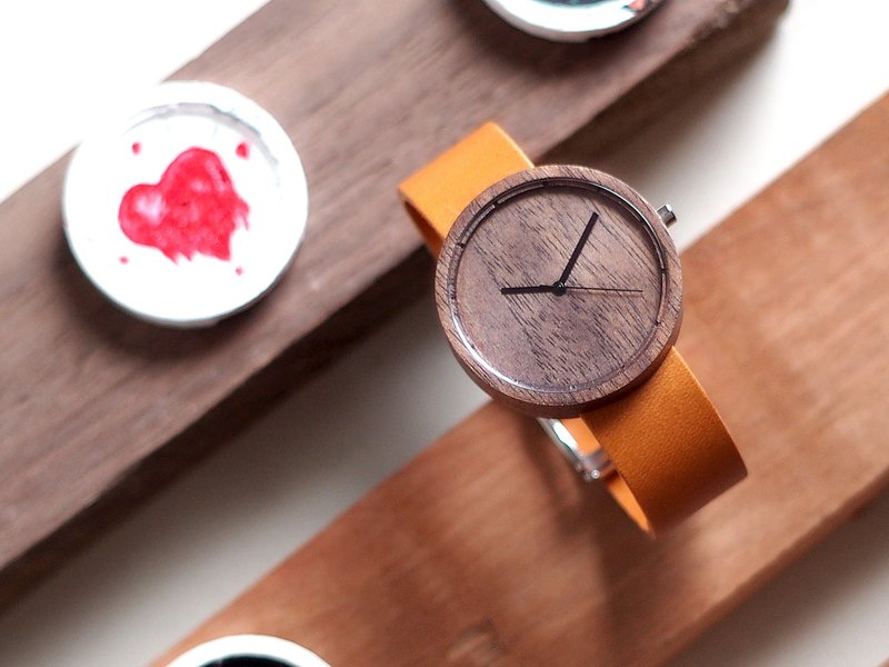 Nakari watch Walnut Tan Men size - 女錶 - 木頭 
