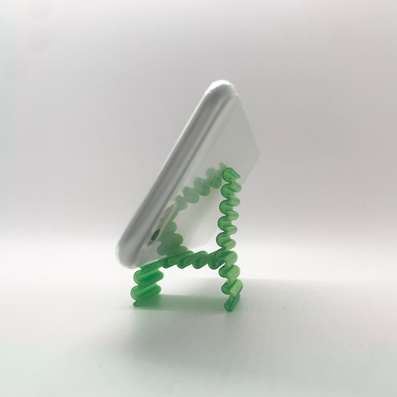 Smartphone stand wave chair light green - อื่นๆ - วัสดุอีโค สีเขียว