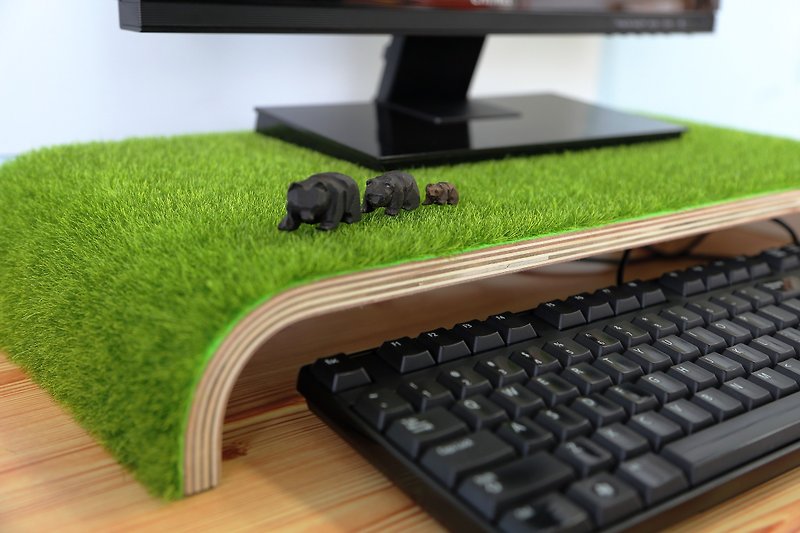【歐士OSHI】輕草地螢幕架  桌上置物架  鍵盤架  (無法使用超取)
