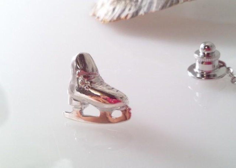 Figure skating shoes ◇ Silver Titac - Other - Other Metals Silver