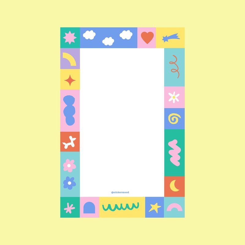 Candy balloon dog memopad - 便條紙/便利貼 - 紙 多色