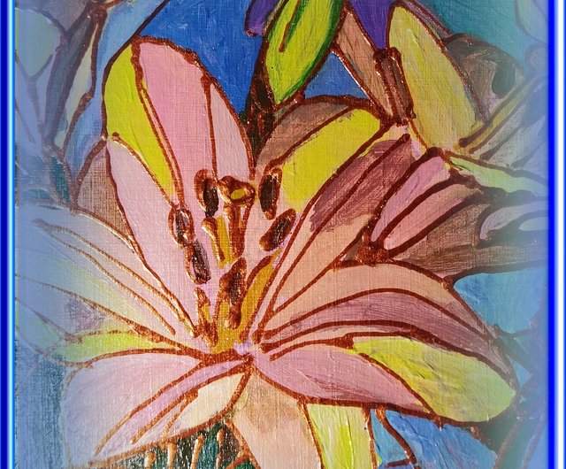 絵画　インテリア　絵　油絵　F4-090416　花 (ゆり) 楽天市場】ゆり（絵画｜アート・美術品・骨董品・民芸品