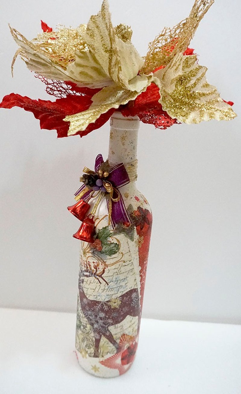 christmas vase - Pottery & Ceramics - Glass Multicolor