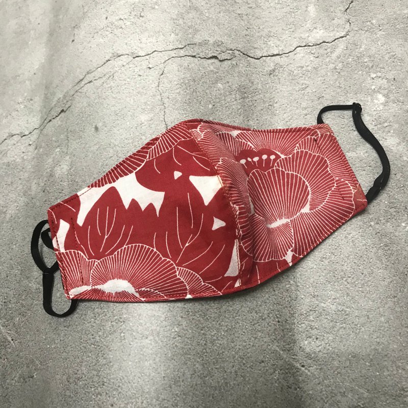 Sienna蠶絲裡立體口罩 - 口罩/口罩收納套 - 棉．麻 灰色