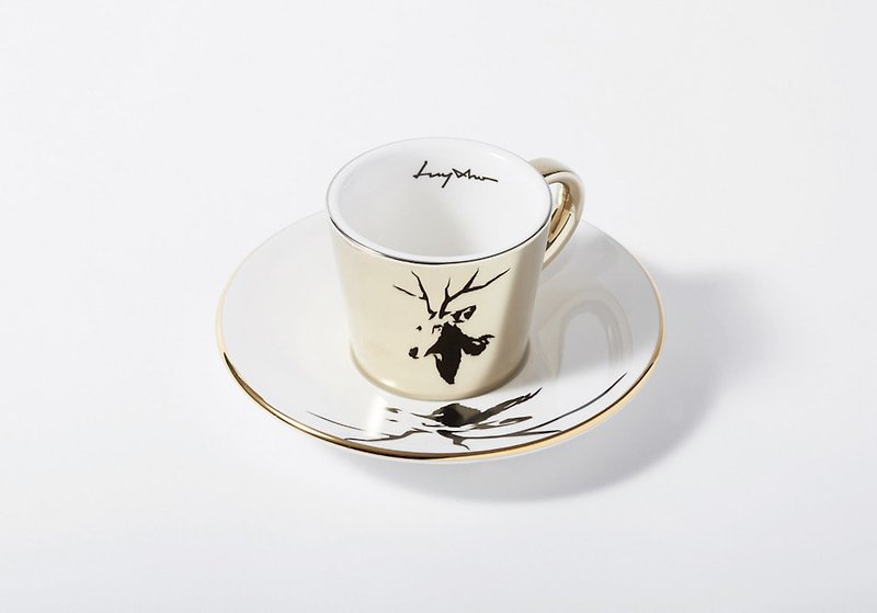 LUYCHO Sika Deer (Espresso Cup 90ml) - Cups - Pottery Gold