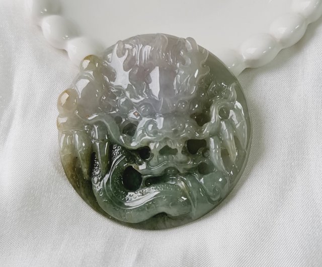 Young cheapest man Carved in Jade Pendant