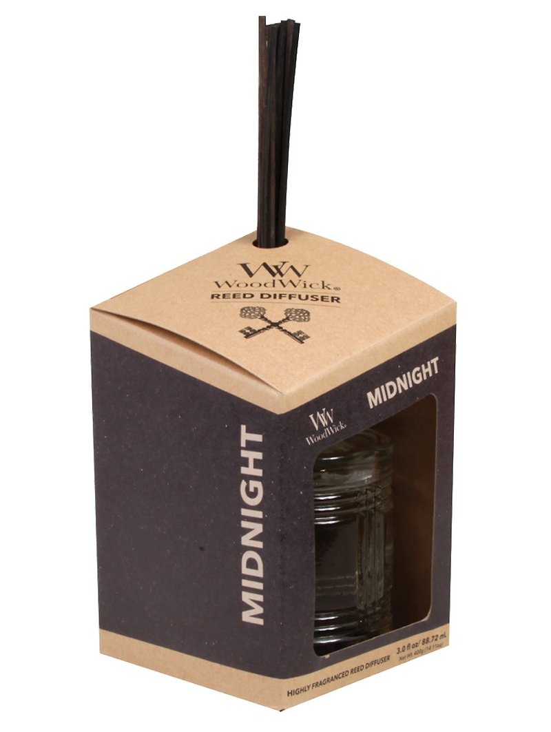 【VIVAWANG】 WW3oz Male reeds to spread incense (late at night) Aroma of redwoods and dark green forests, mixed with cozy wood fireworks at night - น้ำหอม - วัสดุอื่นๆ 